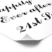 Liebe Laughter & Happiy Everafter Fotodruck (Ecke)