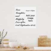 Liebe Laughter & Happiy Everafter Poster (Küche)