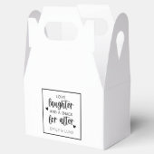 Liebe Laughter Wedding Mitternacht Snack Geschenkschachtel (Geöffnet)