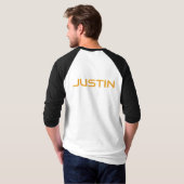Liebe laut Retro-Pride-Typografie Custom T-Shirt (Schwarz voll)