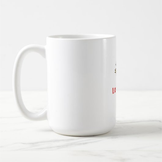 Liebe laut T-Shirt Kaffeetasse (Links)