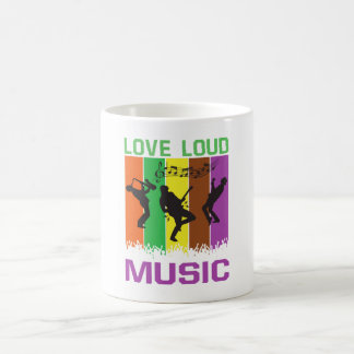 Liebe laute Musik Kaffeetasse
