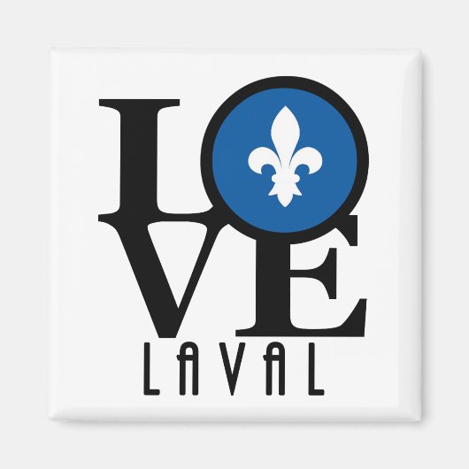 LIEBE Laval Quebec Magnet (Vorne)