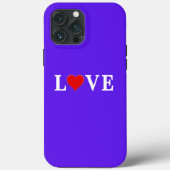 LIEBE Lavender Modern Chic Case-Mate iPhone Hülle (Rückseite)