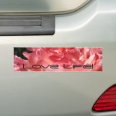 Liebe-Leben! Autoaufkleber rosa Sommer-Rosen-Blume (Auf Auto)