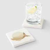 Liebe-Leben-GebirgskletternUntersetzer im Freien Steinuntersetzer (Seitenansicht)