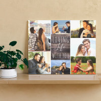 Liebe Leben mit dir 7 Foto Collage - Rustikales Ho