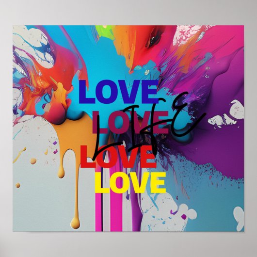 Liebe Leben Poster (Vorne)