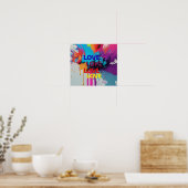 Liebe Leben Poster (Küche)