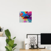 Liebe Leben Poster (Heimbüro)