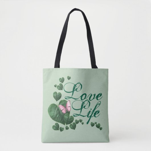 Liebe Leben Tasche (Vorderseite)