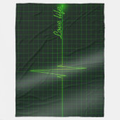 LIEBE LEBEN, WÄHREND SIE FLEECEDECKE (Vorderseite)