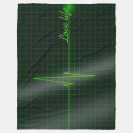 LIEBE LEBEN, WÄHREND SIE FLEECEDECKE