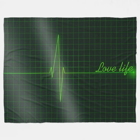 LIEBE LEBEN, WÄHREND SIE FLEECEDECKE (Vorderseite (Horizontal))