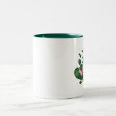 Liebe Leben Zweifarbige Tasse (Mittel)
