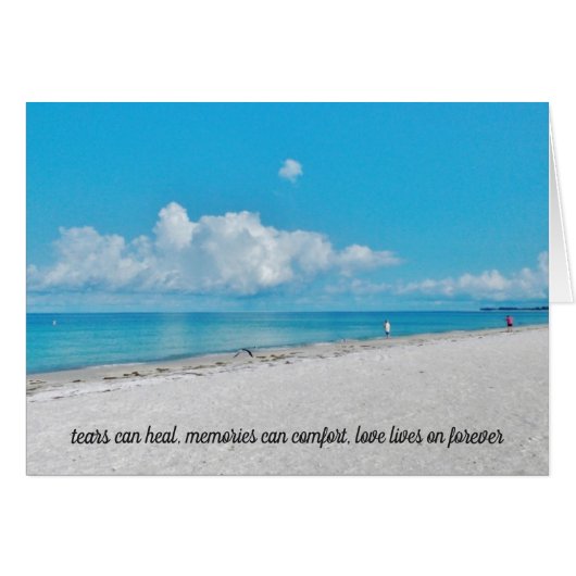 "Liebe lebt auf" Beachscape (Vorderseite (Horizontal))