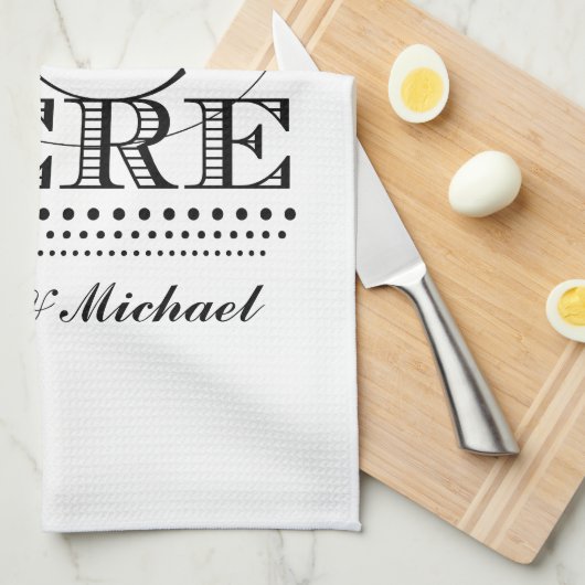 Liebe lebt hier handtuch (Viertel Falte)