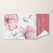 Liebe lebt hier Handtuch benennen (Handtuch)