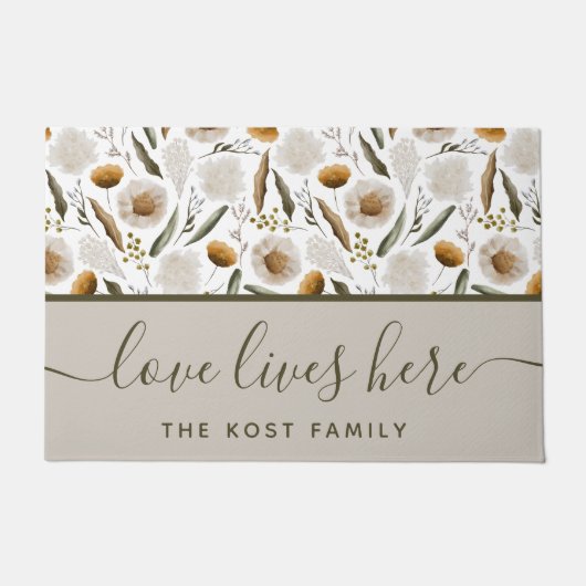 Liebe lebt hier Türmatte (Vorderseite)