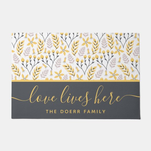 Liebe lebt hier Türmatte (Vorderseite)