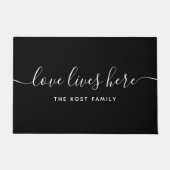 Liebe lebt hier Türmatte (Vorderseite)