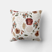 Liebe lebt hier und nennt Throw Pillow Kissen (Rückseite)