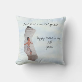Liebe lebt in Kalifornien Staat gestalten kundensp Kissen