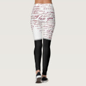 Liebe Leggings (Rückseite)