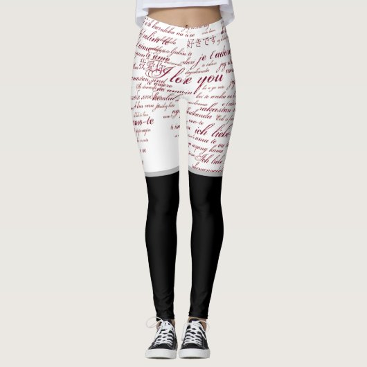 Liebe Leggings (Vorderseite)