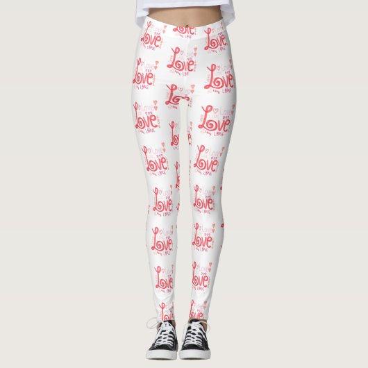 LIEBE Leggings (Vorderseite)