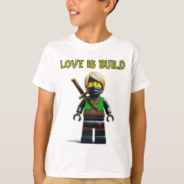 Liebe Lego Ninjas Builder Liebe T-Shirt