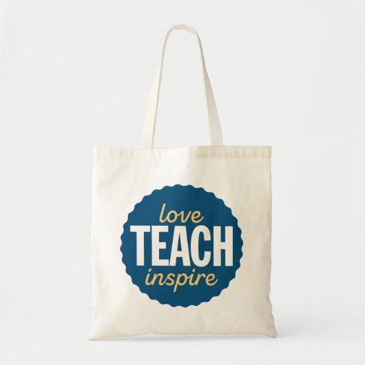 Liebe Lehre Inspirierte. Tragetasche (Vorne)