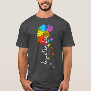 Liebe Lehrer Autismus Bewusstsein Valentinstag T-Shirt