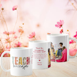 Liebe Lehrer Bewertung Foto Geschenk für Lehrer In Kaffeetasse