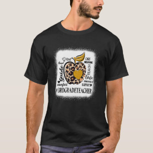 Liebe Lehrer der dritten Klasse Leopard zurück Ins T-Shirt