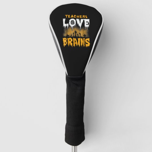 Liebe-Lehrer Halloween Golf Headcover (Vorderseite)