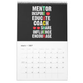 Liebe Lehrer Inspirationen Kalender (Mär 2027)
