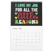 Liebe Lehrer Inspirationen Kalender (Feb 2027)