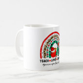 Liebe Lehrer Inspirierte Hauptassistent Weihnachte Kaffeetasse (Vorderseite Links)