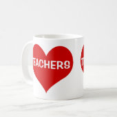 Liebe Lehrer Kaffeetasse (Vorderseite Links)