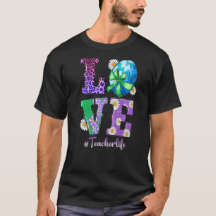 Liebe Lehrer Leben Ostern Niedlich Happy Rabbit E T-Shirt