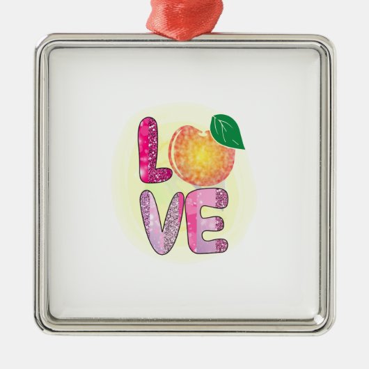 Liebe Lehrer Ornament Aus Metall (Vorne)