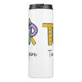 Liebe Lehrer Scholl 10 Tage Inspiriert Thermosbecher (Rückseite)