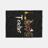 Liebe Lehrer Zauberer CK zu SchulHalloween Fleecedecke (Vorderseite (Horizontal))