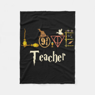 Liebe Lehrer Zauberer CK zu SchulHalloween Fleecedecke