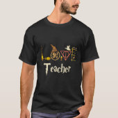 Liebe Lehrer Zauberer CK zu SchulHalloween T-Shirt (Vorderseite)