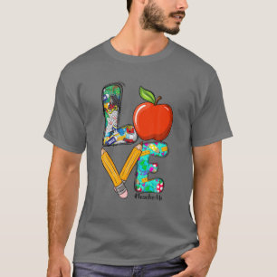 LIEBE Lehrerbewertung zurück zum Schullehrer L T-Shirt
