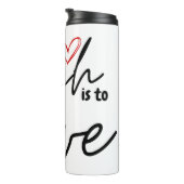 Liebe Lehrerin Scholl 10 Tage Thermosbecher (Nach rechts gedreht)