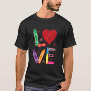 Liebe Lehrerschule Frohes Valentinstag T-Shirt