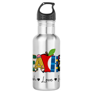 Liebe Lehrertagsgeschenk Edelstahlflasche